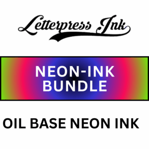 Letterpress Neon Ink Bundle