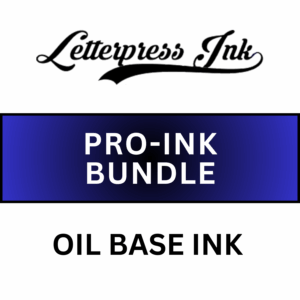Letterpress Ink Pro Bundle Oil Base Ink